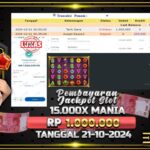 BUKTI JACKPOT SLOT 15.000X MANIA TERPERCAYA DI INDONESIA TGL 21-10-2024