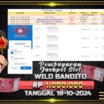 BUKTI JACKPOT SLOT WILD BANDITO TERPERCAYA DI INDONESIA TGL 18-10-2024