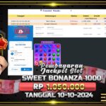 BUKTI JACKPOT SLOT SWEET BONANZA 1000 TERPERCAYA DI INDONESIA TGL 10-10-2024