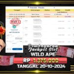 BUKTI JACKPOT SLOT WILD APE TERPERCAYA DI INDONESIA TGL 20-10-2024