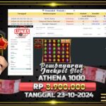 BUKTI JACKPOT SLOT WISDOM OF ATHENA 1000 TERPERCAYA DI INDONESIA TGL 23-10-2024