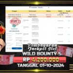 BUKTI JACKPOT SLOT WILD BOUNTY SHOWDOWN TERPERCAYA DI INDONESIA TGL 01-10-2024