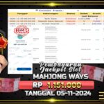 BUKTI JACKPOT SLOT MAHJONG WAYS TERPERCAYA DI INDONESIA TGL 05-11-2024